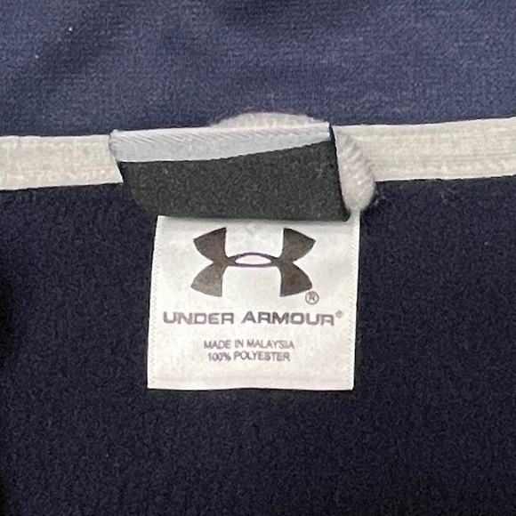 West Virginia Mountaineers Under Armour Quarter Zip Fleece-Lined Jacket - Picture 7 of 10